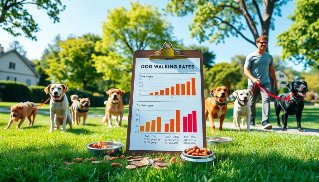 Dog walking budget