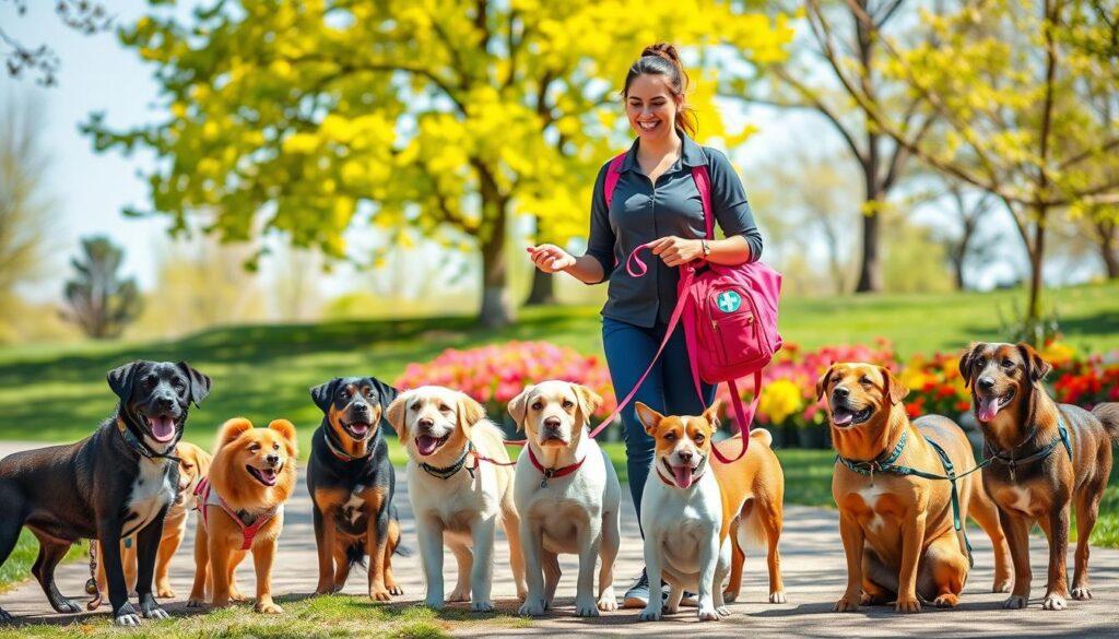 Dog walking business requirements