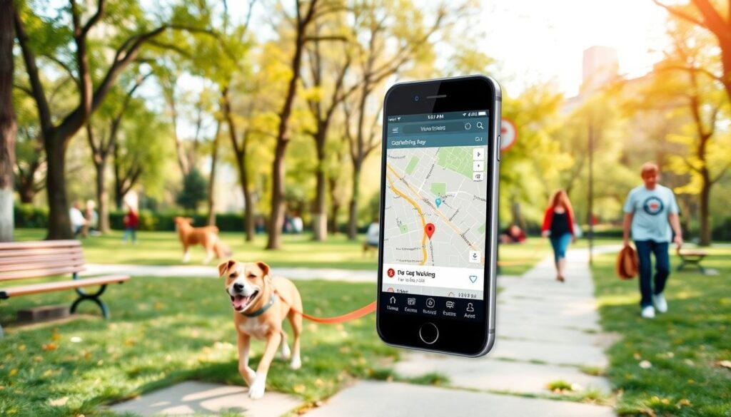 Dog walking gig apps GPS tracking