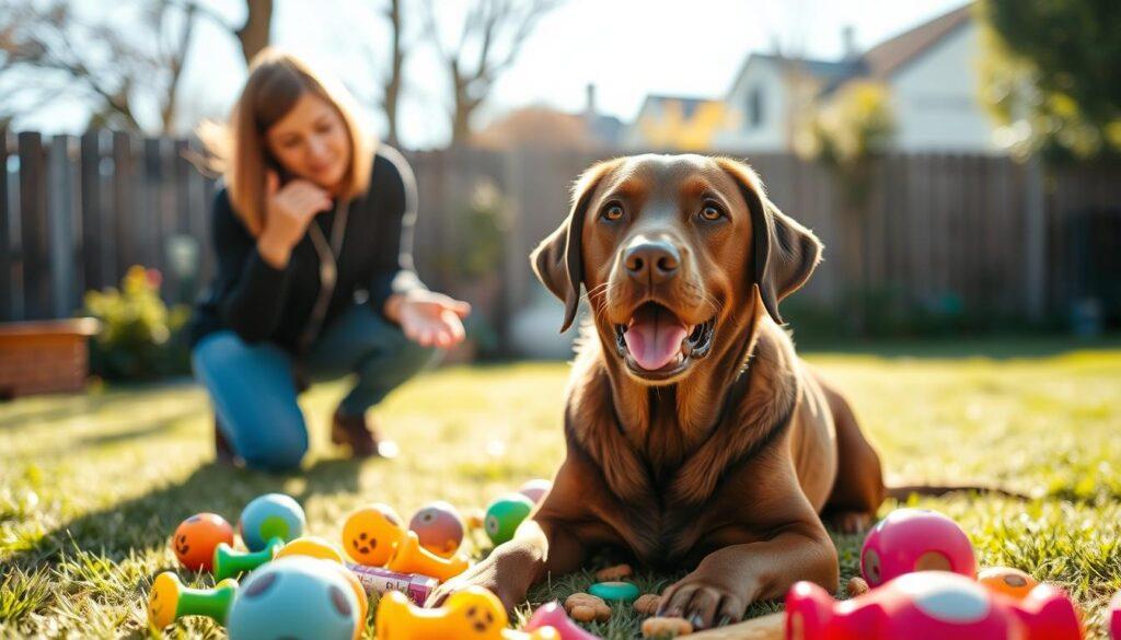 Labrador retriever behavior modification