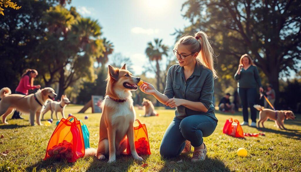 Positive reinforcement training techniques