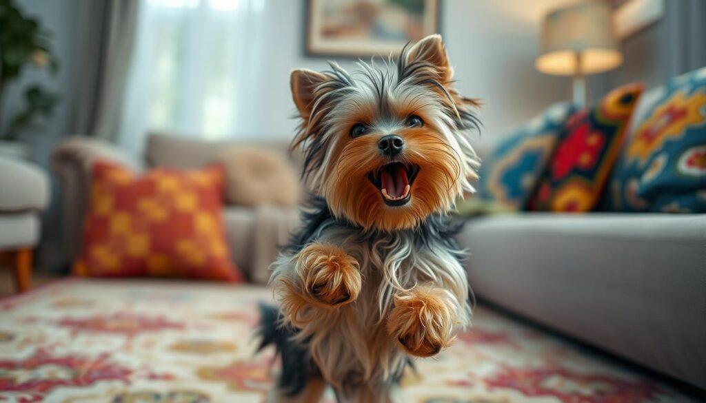 Yorkshire Terrier barking