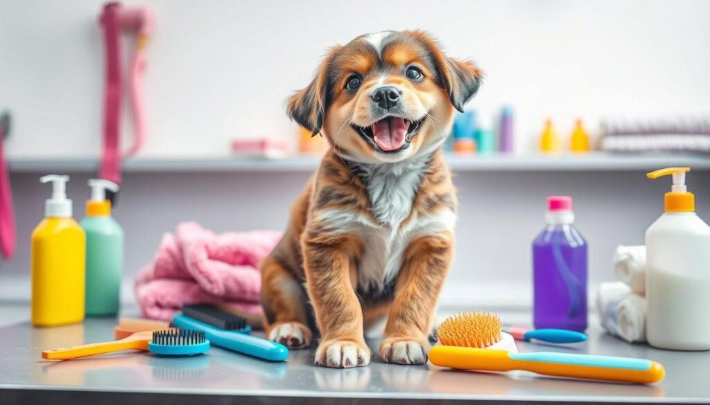 puppy grooming